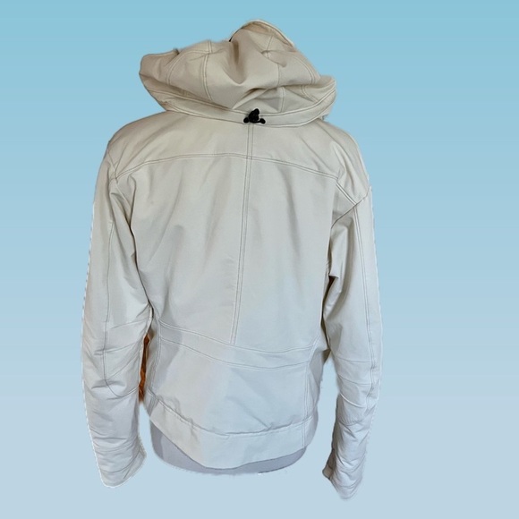 Mountain Hard Wear Creamy Winter White Jacket with Hood L - Picture 8 of 9